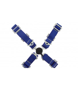 Racing seat belts 4p 2" Blue - Quick