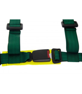 Racing seat belts 4p 2" Green - E4