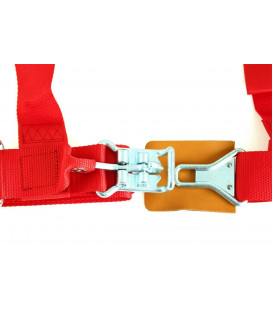 Racing seat belts 4p 2" Red - DTM