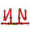 Racing seat belts 4p 2" Red - E4
