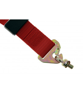 Racing seat belts 4p 3" Red - Pro Sport