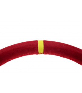 Steering wheel Pro 350mm offset:80mm Suede Red