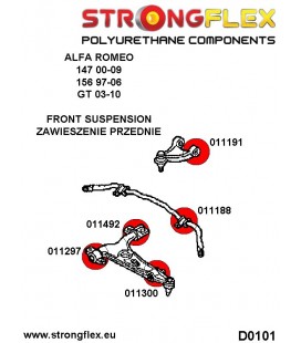 011297B: Front lower wishbone front bush