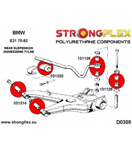 031314A: Rear trailing arm bush SPORT