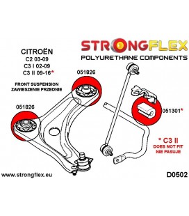 051301A: Front anti roll bar mounting SPORT