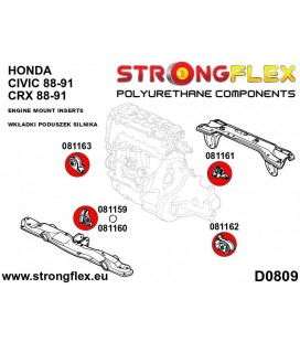 081163A: Engine mount inserts right side SPORT