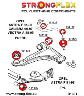 131125A: Front anti roll bar bush SPORT