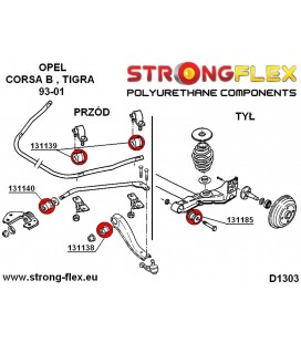 131138A: Front wishbone inner bush SPORT