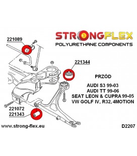 221072A: Front wishbone front bush 30mm SPORT