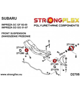 271280B: Front anti roll bar bush