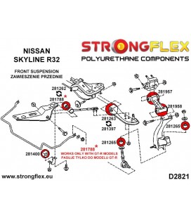 281262A: Front lower radius arm to chassis bush SPORT