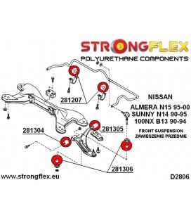 281304A: Front wishbone front bush SPORT