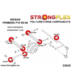 281308B: Outer arm to hub bush and inner track arm bush