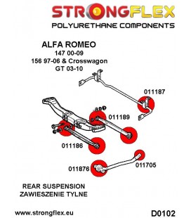 016079A: Full suspension bush kit SPORT