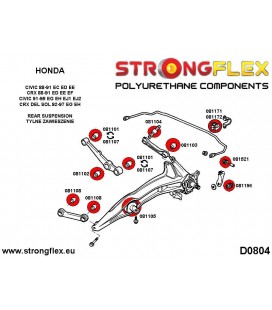 086069A: Full suspension bush kit SPORT