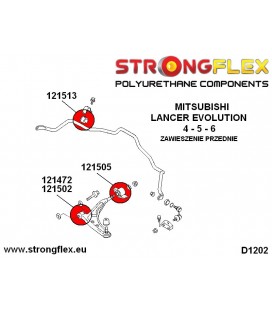 126141B: Full suspension bush kit