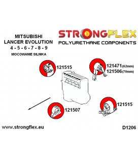 126144B: Full suspension bush kit