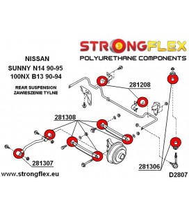 286101B: Full suspension bush kit