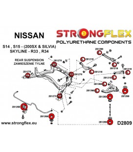 286116A: Full suspension bush kit SPORT