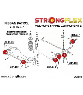 286133A: Full suspension bush kit SPORT