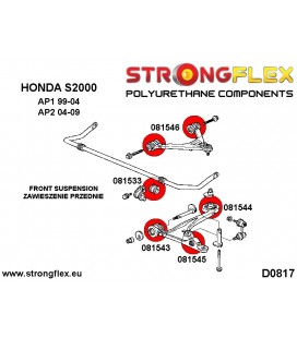 081543A: Front lower wishbone front bush SPORT