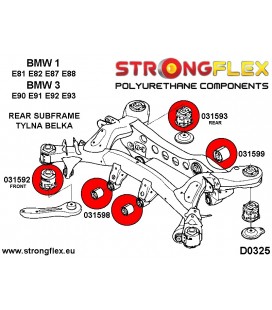 031598B: Rear diff front mounting bush