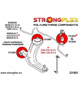 151595B: Front wishbone front bush