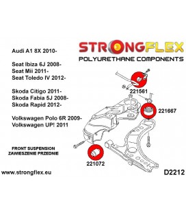 221667B: Front arm rear bush