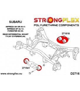 271618A: Rear diff rear mounting bush SPORT