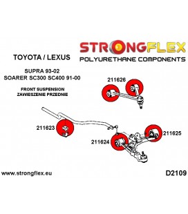 211625B: Front lower wishbone rear bush