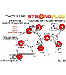 211630A: Rear track control arm inner bush SPORT