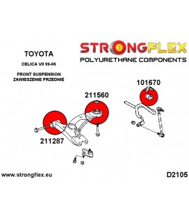 101670B: Front anti roll bar bush