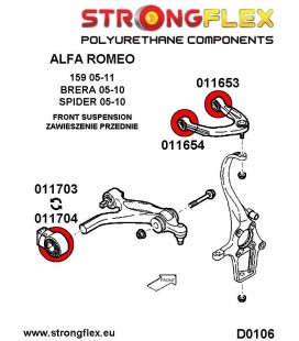 011703A: Front lower arm rear bush 46mm SPORT