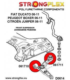 061711B: Front wishbone rear bush