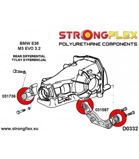 031587A: Rear differential rear mount bush SPORT