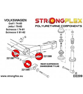 226207A: Suspension bush kit SPORT