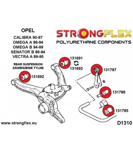 131786B: Rear anti roll bar link to arm bush