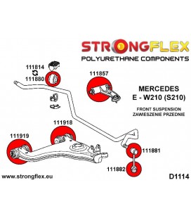 111814B: Front anti roll bar - inner bush