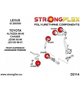 211831A: Front lower radius arm to chassis bush SPORT