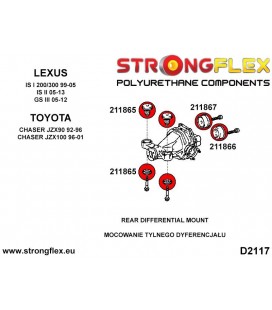 211867B: Rear diff mount - rear bush