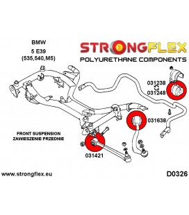 036233B: Full suspension bush kit E39 Sedan