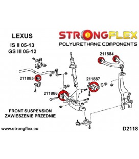 211886A: Front lower arm - front bush SPORT