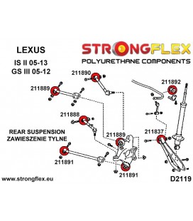 211889A: Rear upper - front arm bush SPORT