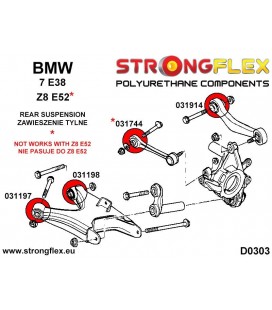 036237A: Full suspension bush kit SPORT