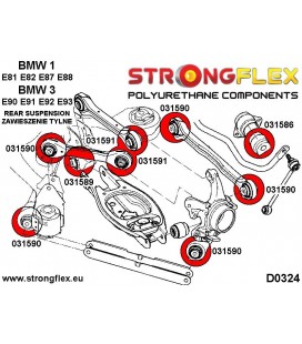 036215A: Full suspension bush kit SPORT