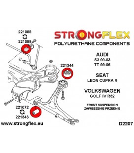 226121B: Full suspension bush kit