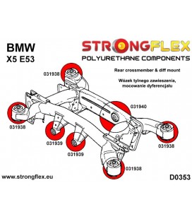 036244B: Rear subframe bush kit