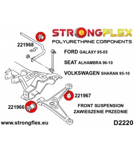 221966B: Front lower arm - front bush