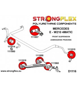 116244A: Full suspension bush kit SPORT