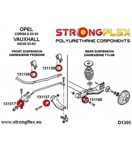 131137B: Front wishbone inner bush